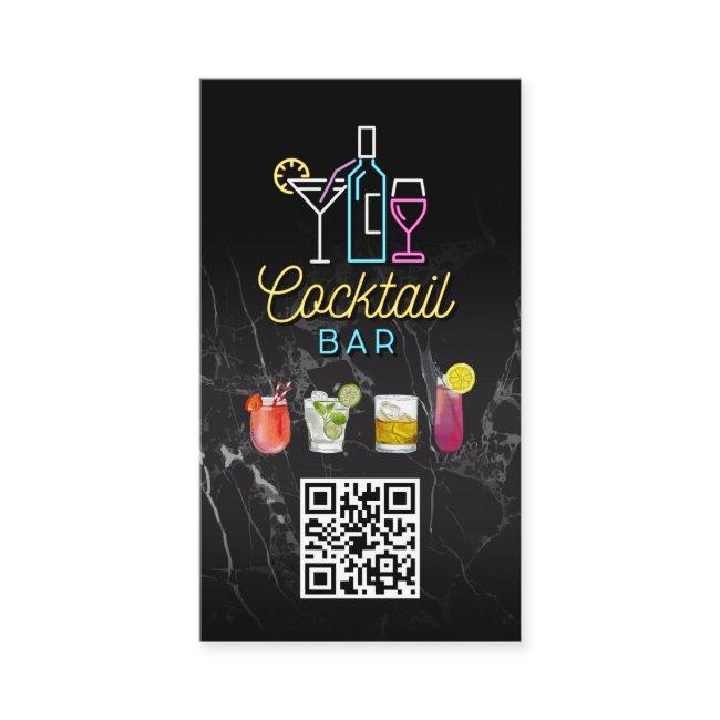 Neon Sign Cocktails | QR Code