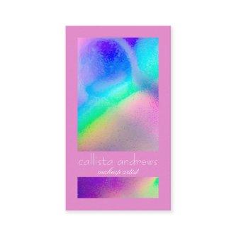 Neon Unicorn Holographic Iridescent Color Block