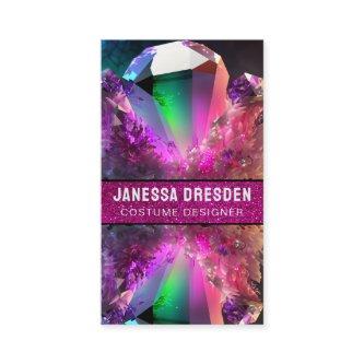 Neon Wave Rave-Inspired Crystal Gemstone Glitter
