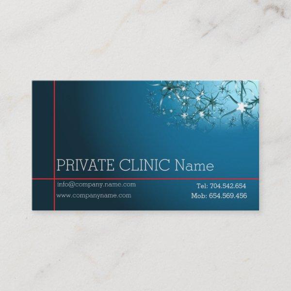 Neurologist Private Clinic Doctor First Aid Card