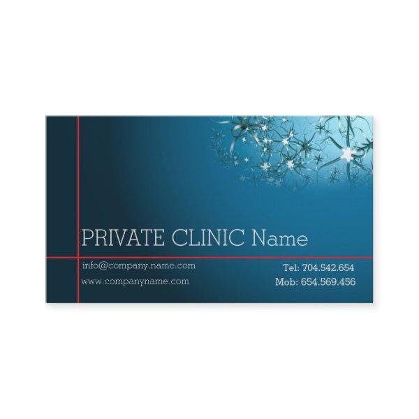 Neurologist Private Clinic Doctor First Aid Card