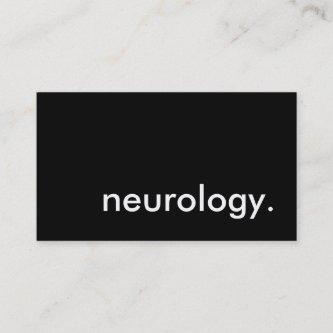 neurology.