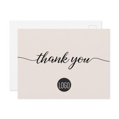 Neutral Customer Appreciation Business template Postcard