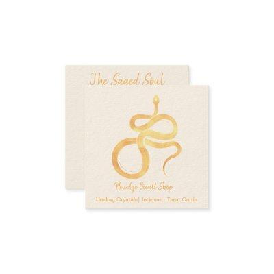 New Age Occult Shop Gold Snake Square