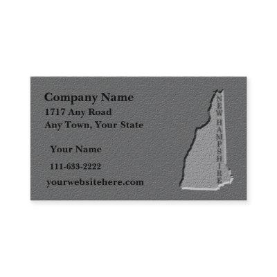 New Hampshire   carved stone look