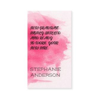 New Hire | Watercolor Texture