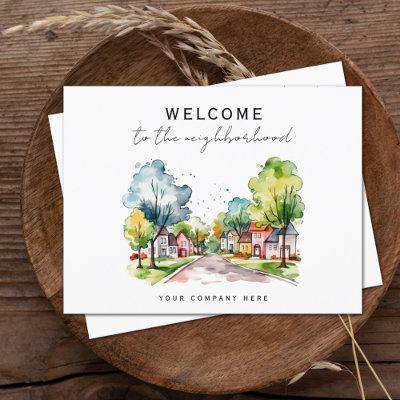 New Homeowner Welcome to the Neighborhood Realty Postcard