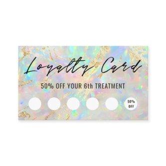 new opal texture loyalty card
