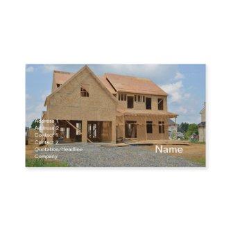 new single family house under construction
