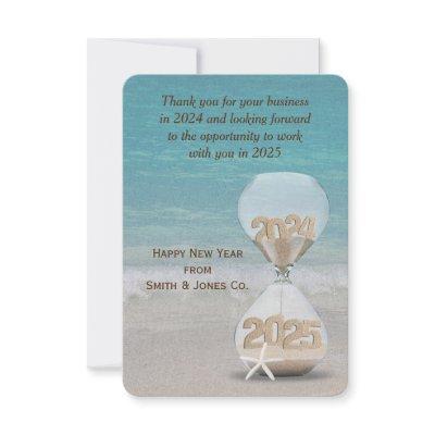 New Year Hourglass 2025 Thank You from