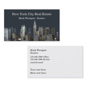 New York City Realtor Double Side