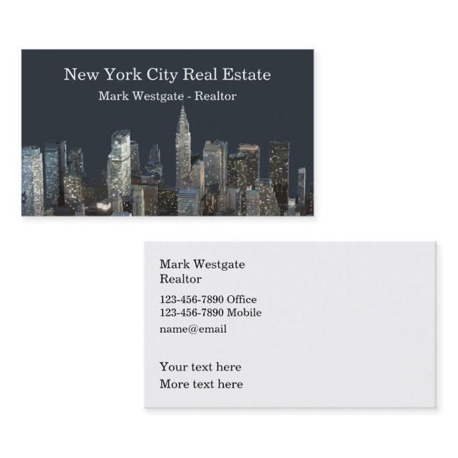 New York City Realtor Double Side