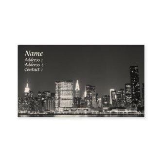 New York City Skyline at Night , Lower Manhattan