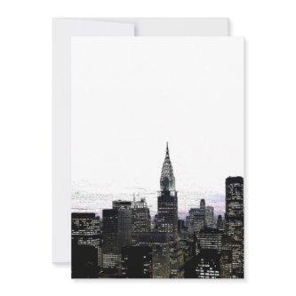 New York Silhouette Invitation