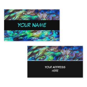 New Zealand Abalone Paua Shell Pattern 1