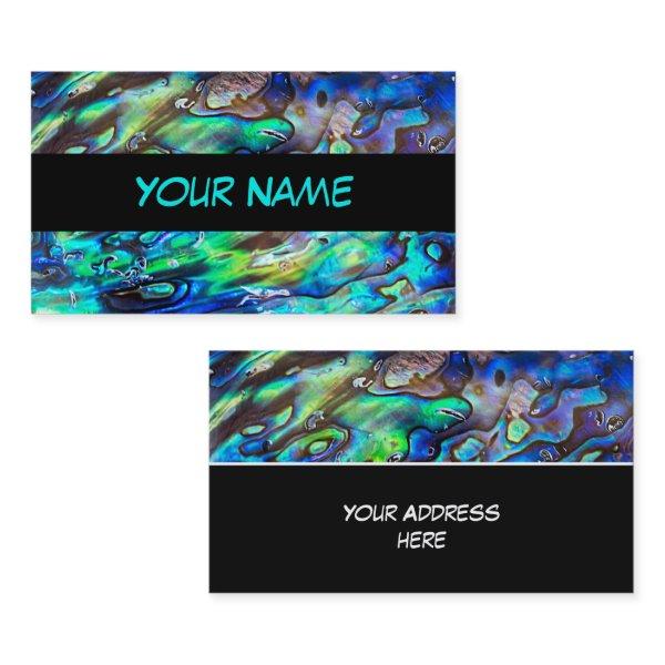 New Zealand Abalone Paua Shell Pattern 1