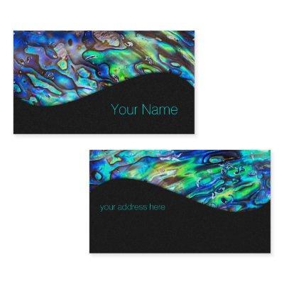 New Zealand Abalone Paua Shell Pattern 1