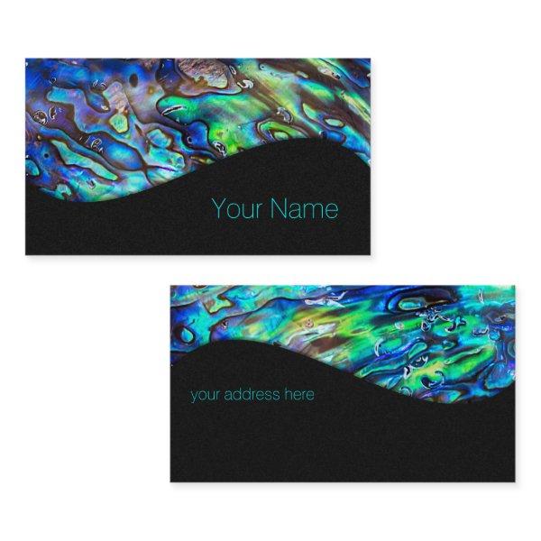New Zealand Abalone Paua Shell Pattern 1