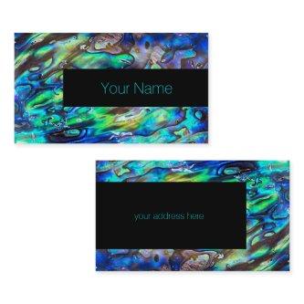 New Zealand Abalone Paua Shell Pattern 1