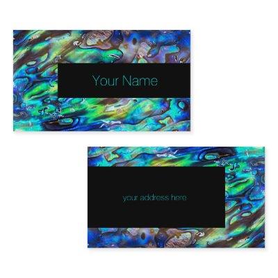 New Zealand Abalone Paua Shell Pattern 1