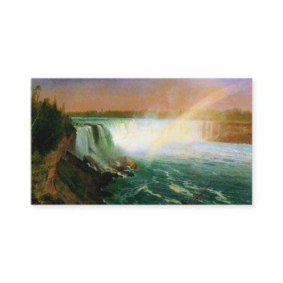 Niagara falls painting art artist Albert Bierstadt
