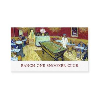 Night Café, Van Gogh, Pool & Snooker Player/Club