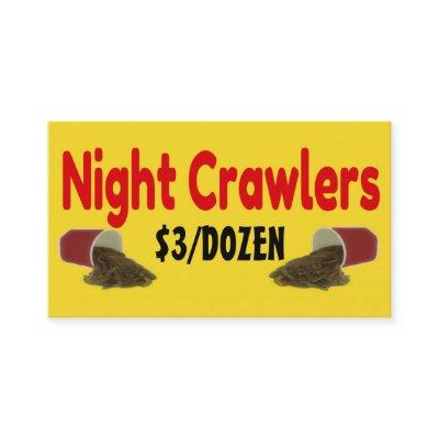 Night Crawlers For Sale Ad