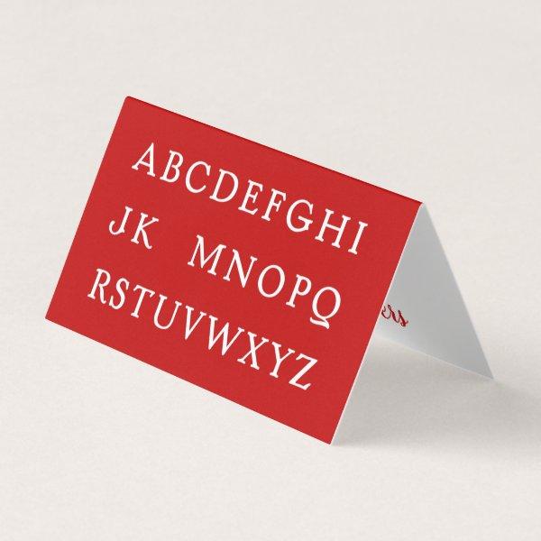 No L Mini Joke Christmas Card