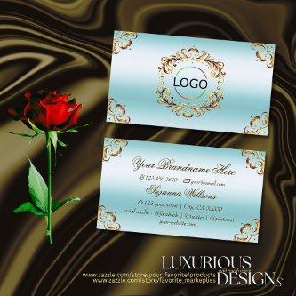 Noble Gold Decor Ice Blue with Logo Impressive