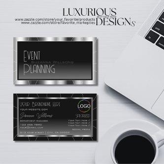 Noble Silver Frame Black Gradient Cool with Logo