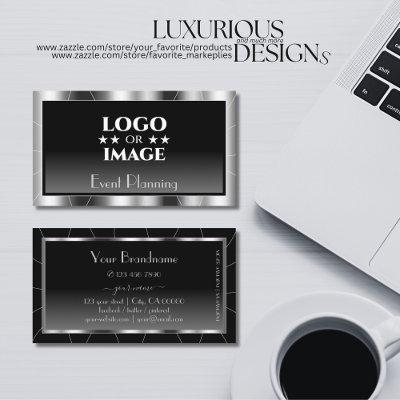 Noble Silver Frame Black Gradient with Logo Luxe