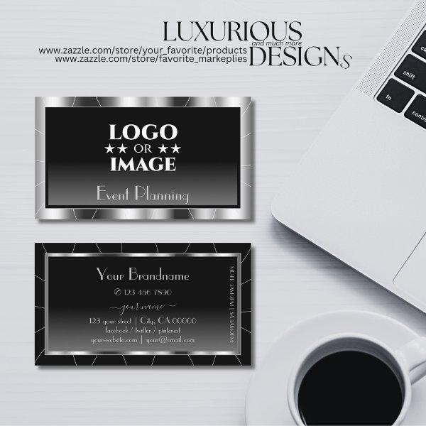 Noble Silver Frame Black Gradient with Logo Luxe