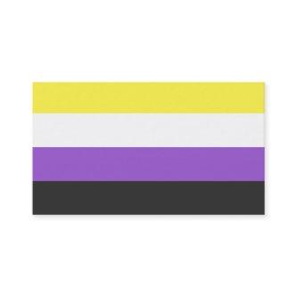 Nonbinary calling cards (def. + "they" pronouns)