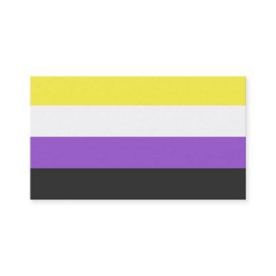 Nonbinary calling cards (def. + "they" pronouns)
