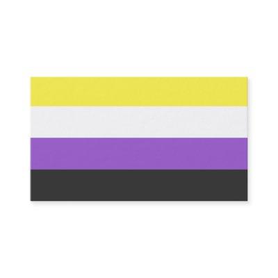 Nonbinary calling cards (def. + "they" pronouns)