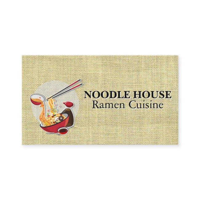 Noodles and Sauce in a Bowl