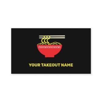 Noodles Takeout Foodie Minimalistic