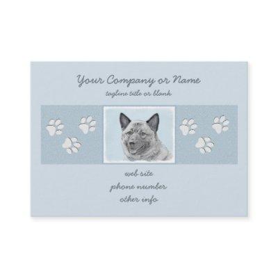 Norwegian Elkhound Painting - Original Dog Art