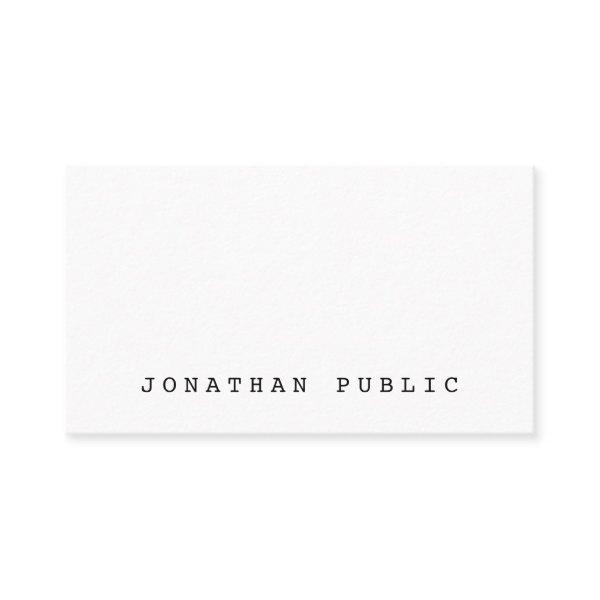 Nostalgic Classic Look Elegant Simple Retro Plain