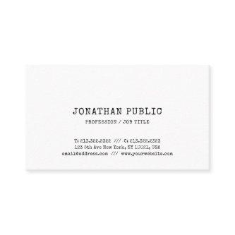 Nostalgic Classic Look Elite Design Simple Plain