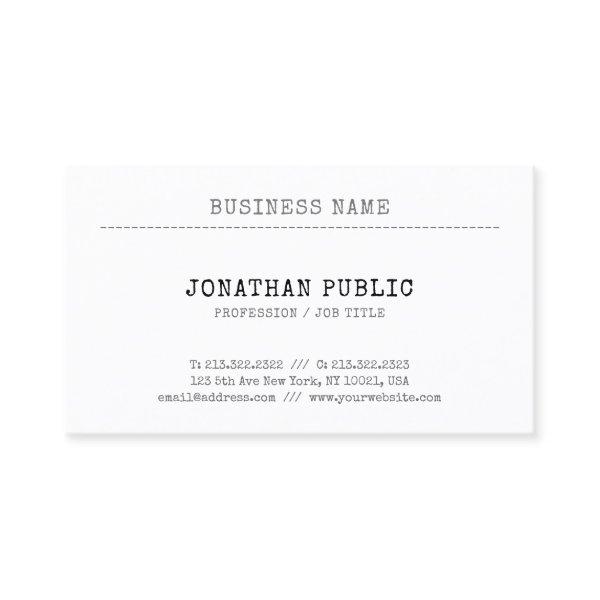 Nostalgic Classic Vintage Look Sophisticated Plain