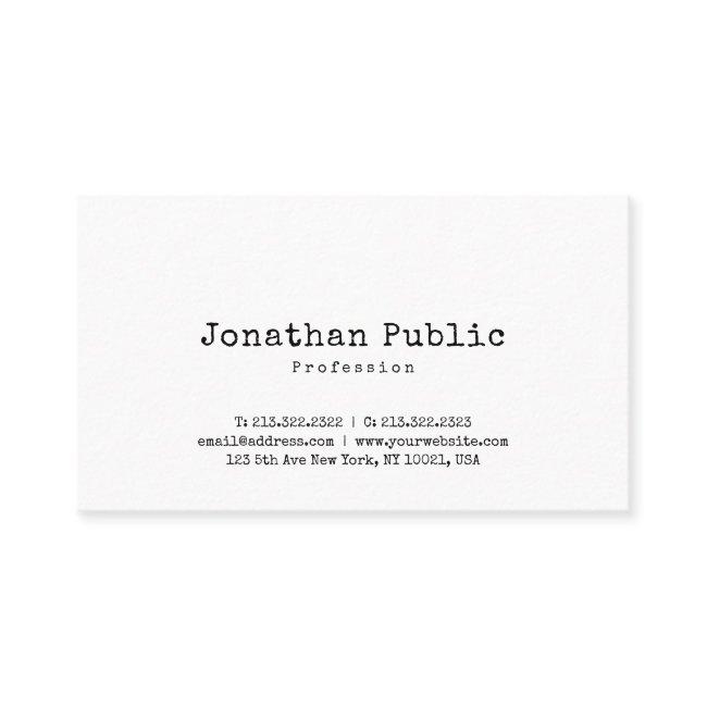 Nostalgic Look Design Minimalist Plain Retro