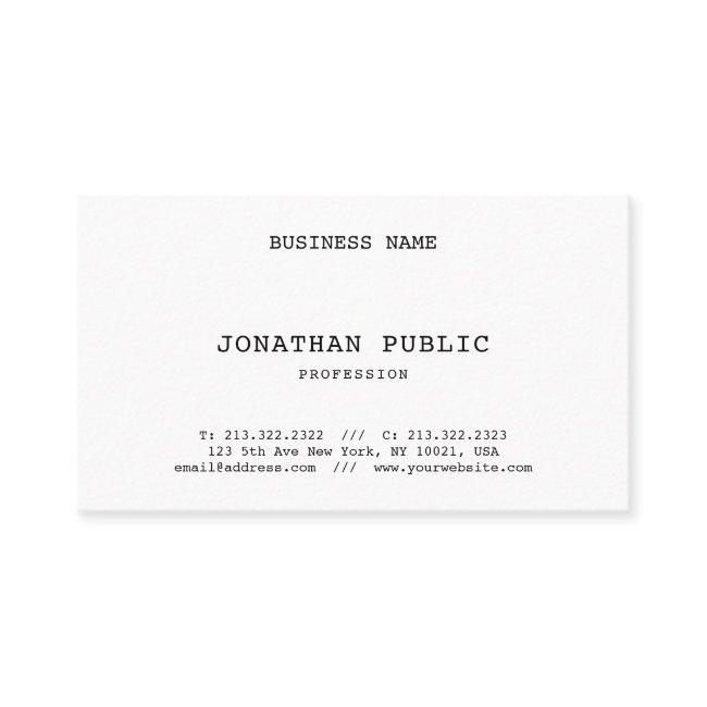 Nostalgic Look Elegant Classic Minimalist Template
