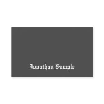 Nostalgic Old English Text Black White Template