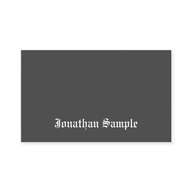 Nostalgic Old English Text Black White Template