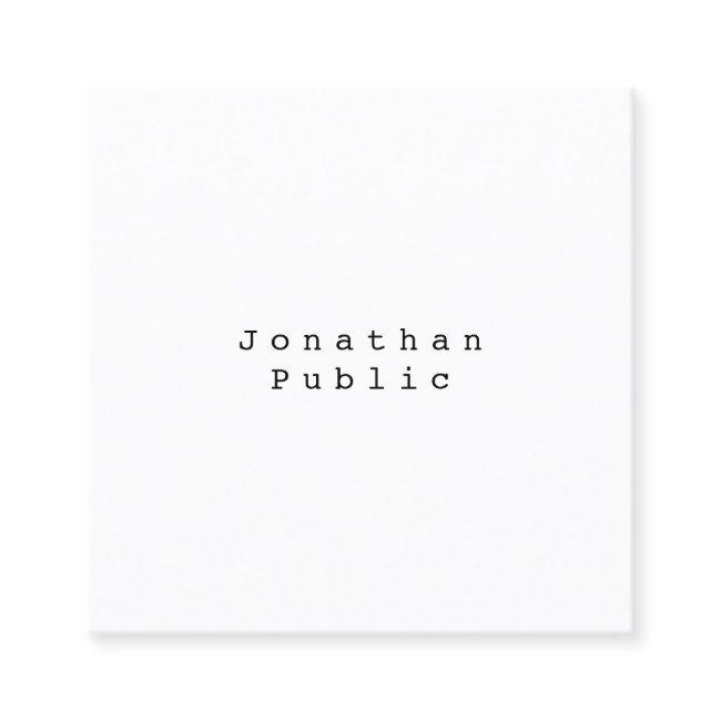 Nostalgic Retro Classic Vintage Look Simple Cool Square
