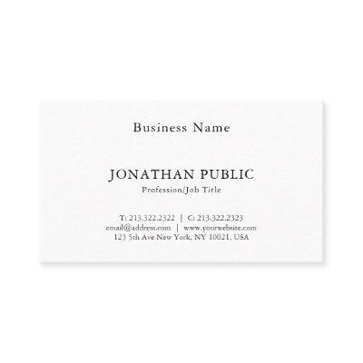 Nostalgy Classic Look Creative Minimalist Plain