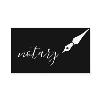 Notary Agent Pen Logo Freelance Calligraphy Writer