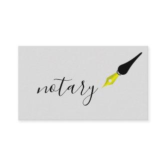 Notary Agent Pen Logo Freelance Calligraphy Writer