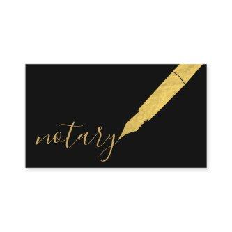 Notary Agent Pen Logo Freelance Calligraphy Writer